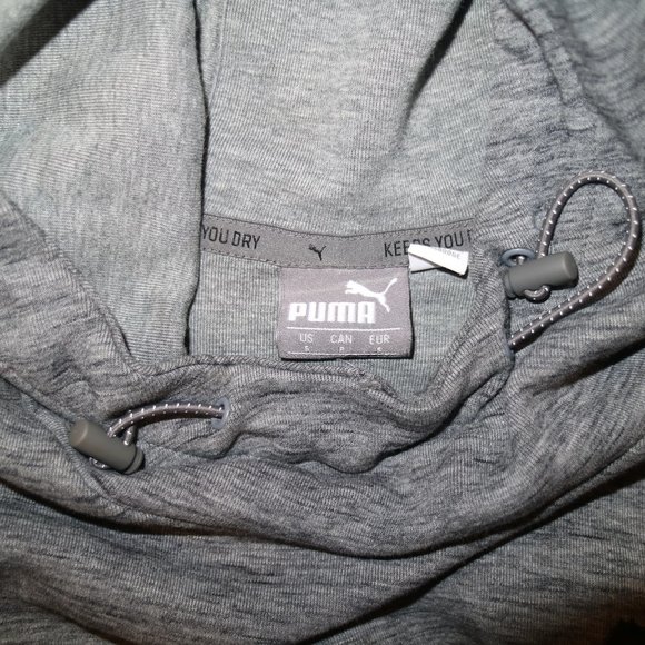 Grey Athletic Puma hoodie - Picture 2 of 2